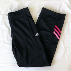 kids adidas black track pants